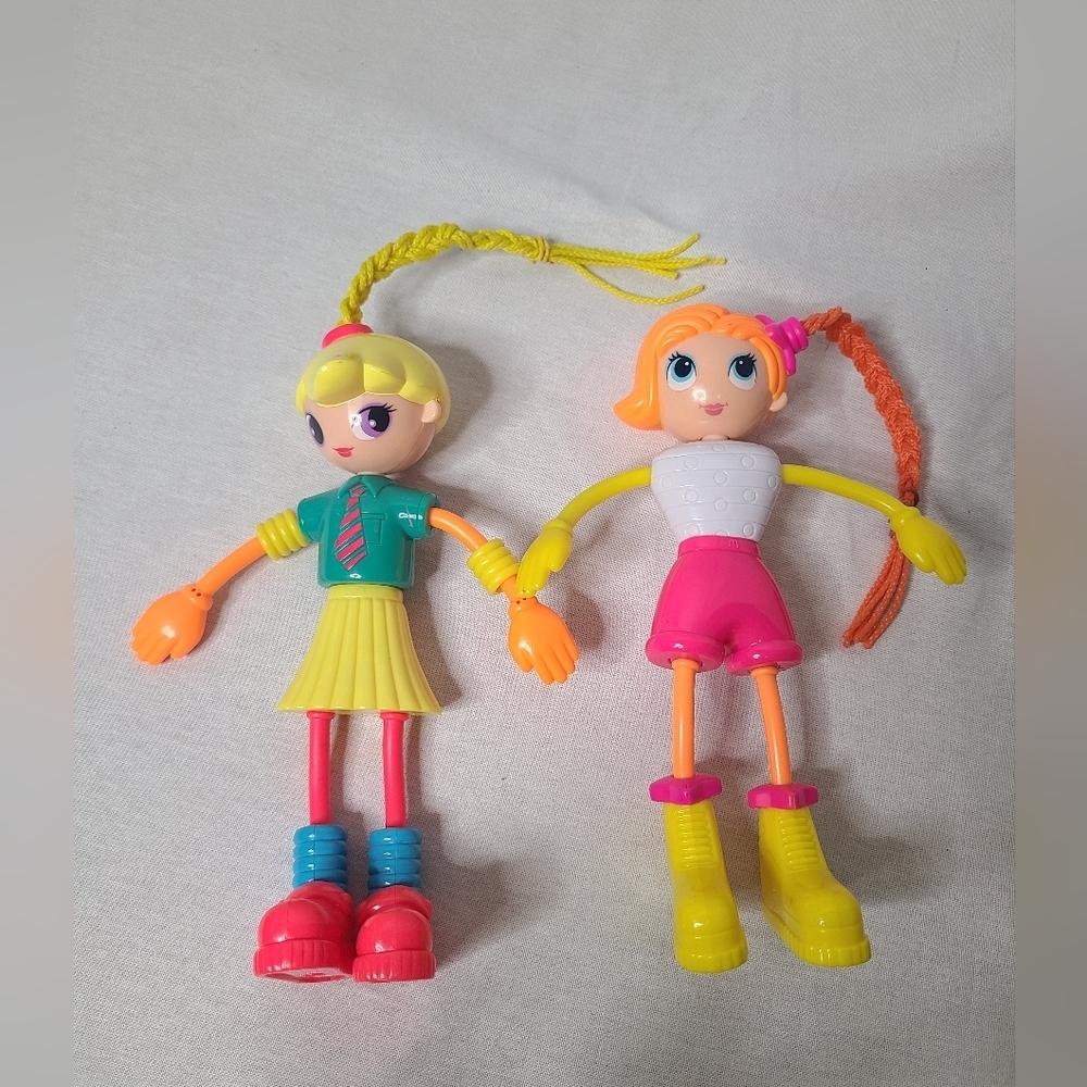 McDonalds 2003 Happy Meal Betty Spaghetty Dolls- Lot Of 2